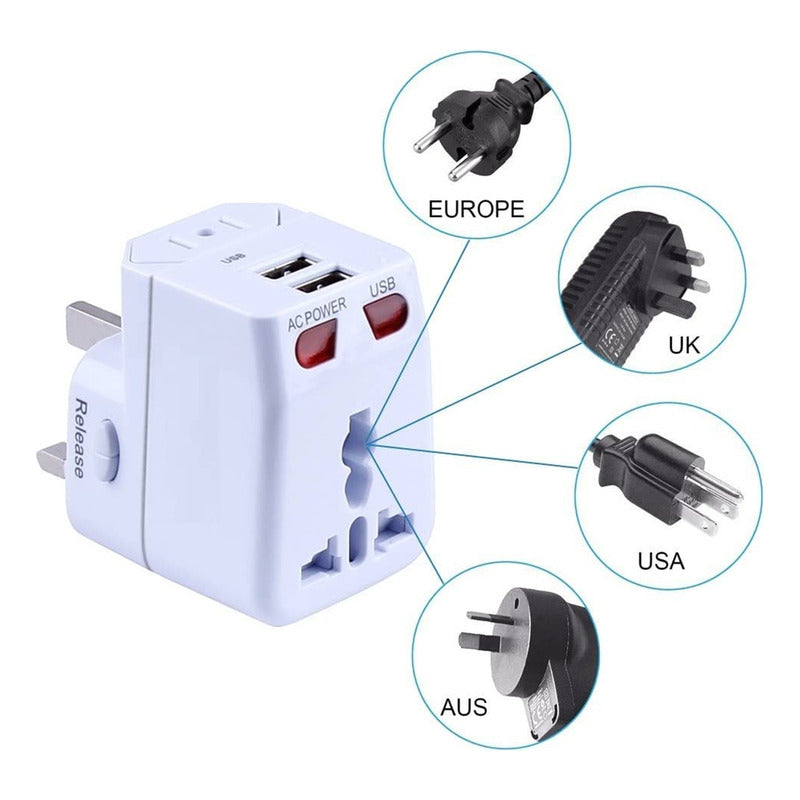 X2 Adaptador Universal Convertidor Multifuncio Internacional