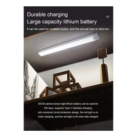 Luz Barra Led 50cm Con Sensor Movimiento Muebles Baño Cocina