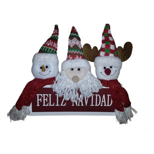 Adorno Colgante Feliz Navidad Decoración Puerta Hogar Pascue