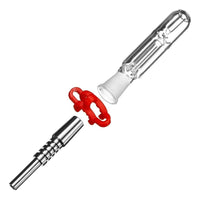 Hitter Pipa Pyrex Nectar Collector Bubbler De Vidrio