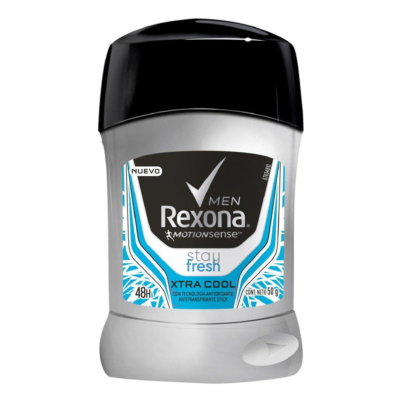 X2 Desodorante Barra Rexona Men Stay Fresh Xtra Cool 50g Neutra