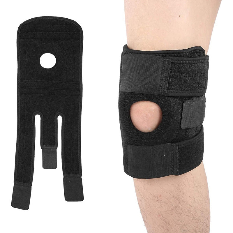 Rodillera Rotuliana Ajustable Soporte Rótula Banda Sujeción Negro Unica