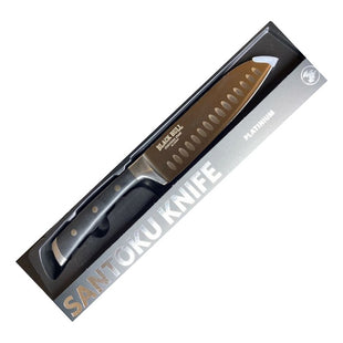 Cuchillo Parrillero Platinum Black Bull Santoku Asado Cocina
