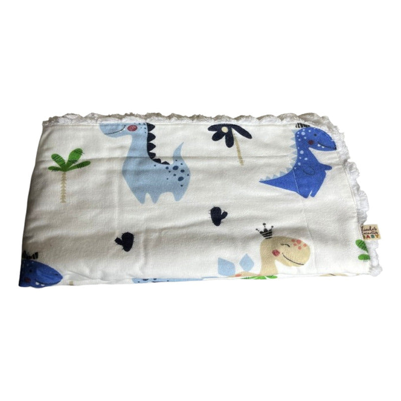 Manta Bebe Infantil + Almohada Cobija Suave Bebe Diseños