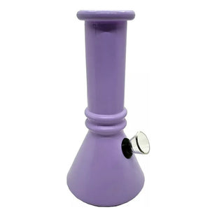 Bongs Vidrio Pyrex Pipa De Agua Resistente Quemador Liso Lila