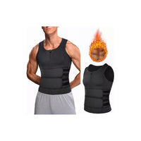 Faja Polera Camiseta Reductora Modeladora Hombre Con Velcro