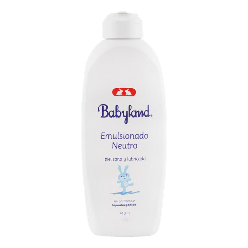 Emulsionado Babyland Neutro Hipoalergénico 410ml Hidratación