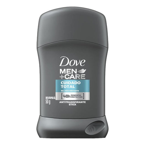 Pack X2 Desodorante Dove Men Barra 50g Cuidado Total 48h Cuidado Total