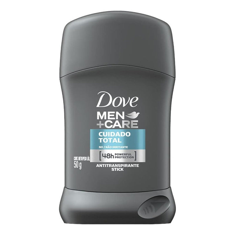 Pack X2 Desodorante Dove Men Barra 50g Cuidado Total 48h Cuidado Total