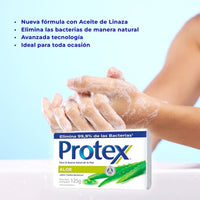 Pack X6 Jabón Barra Protex Antibacterial Aloe Vera 125gr