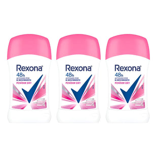 X3 Desodorante Rexona Barra Power Dry 50g Antitranspirante Power Dry
